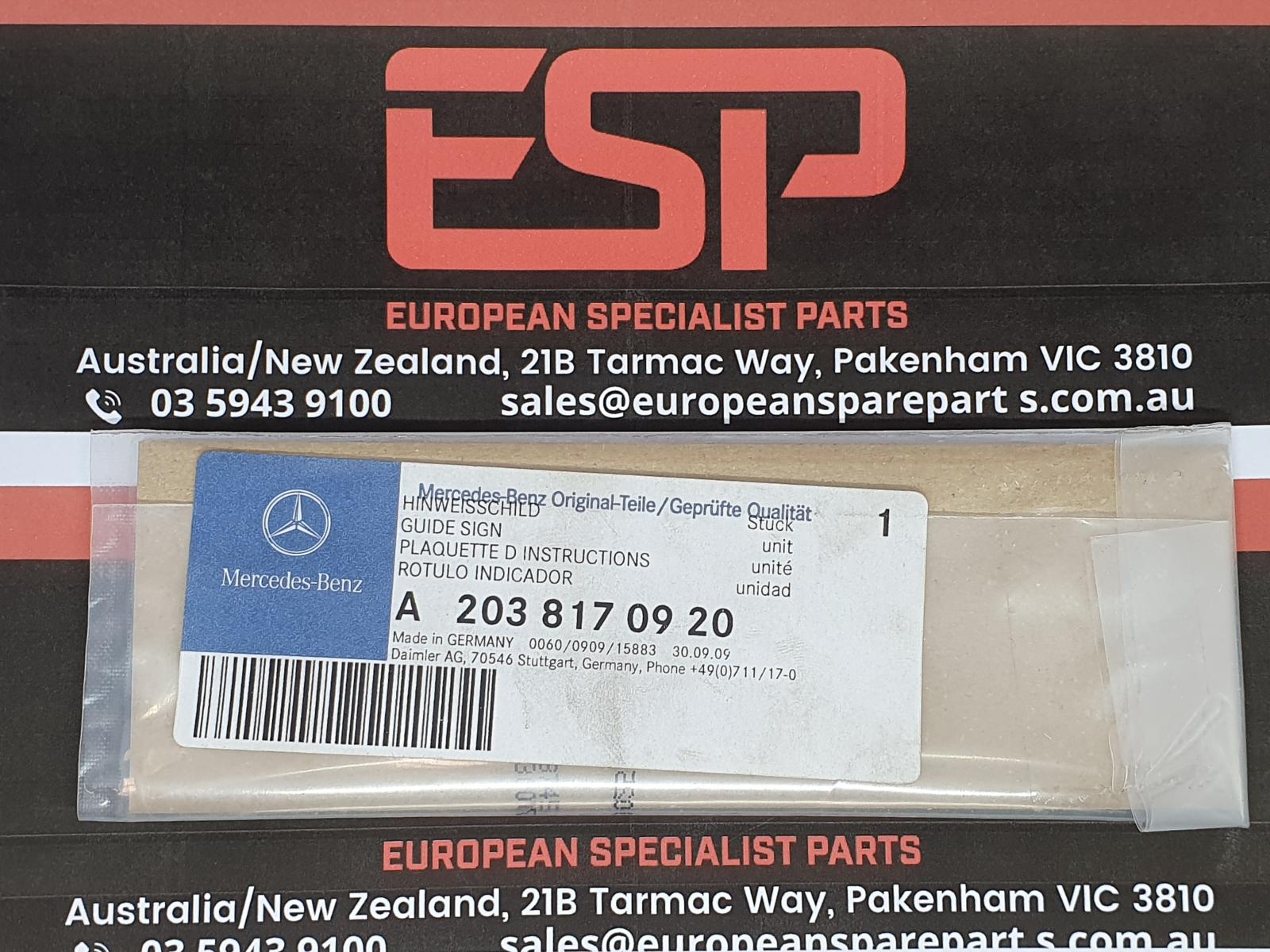 View Auto part Misc Mercedes C Class 2004