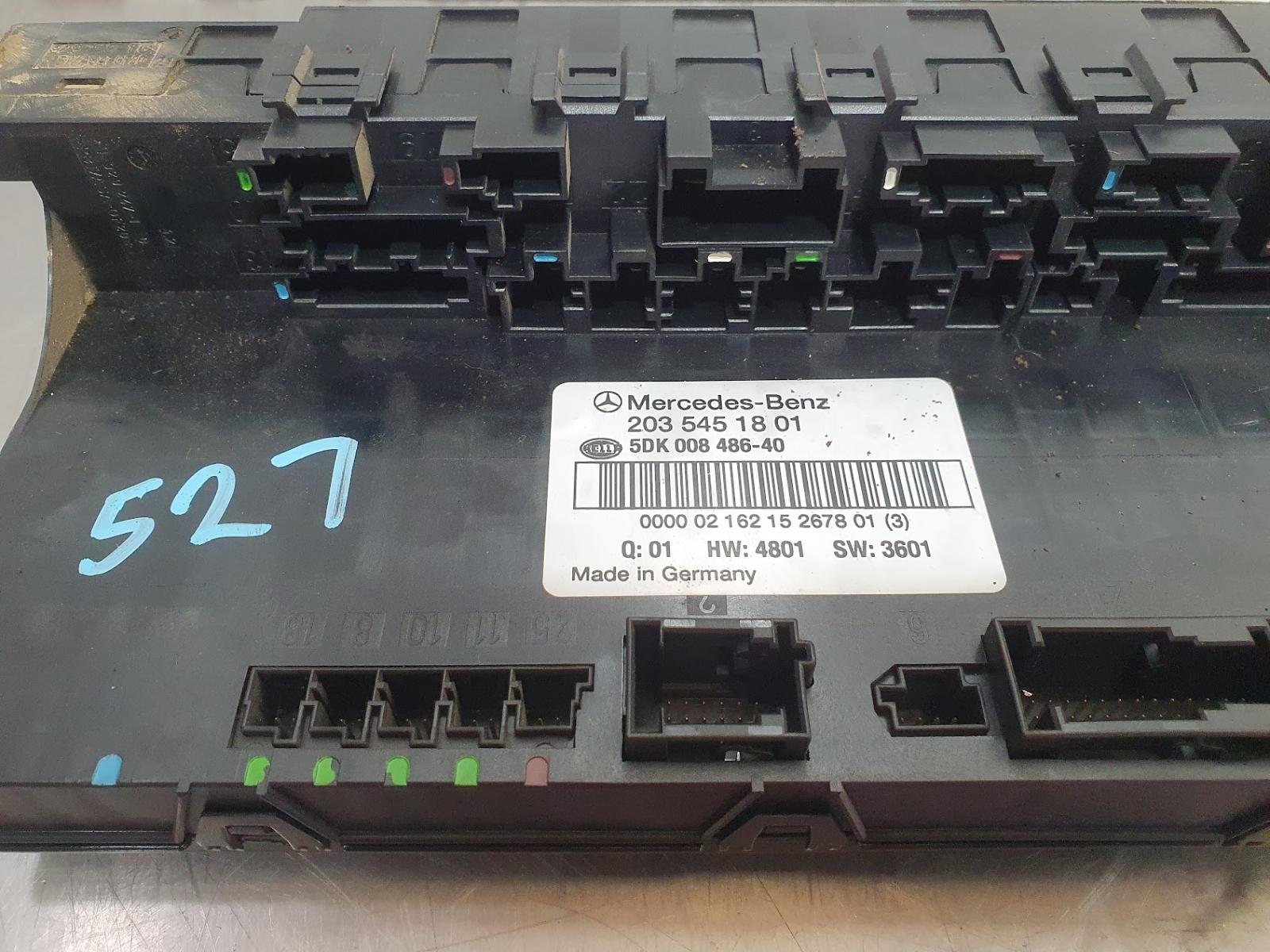 MERCEDES C CLASS ECU REAR SAM MODULE, W203, 11/00-06/07 A2035451801 ...
