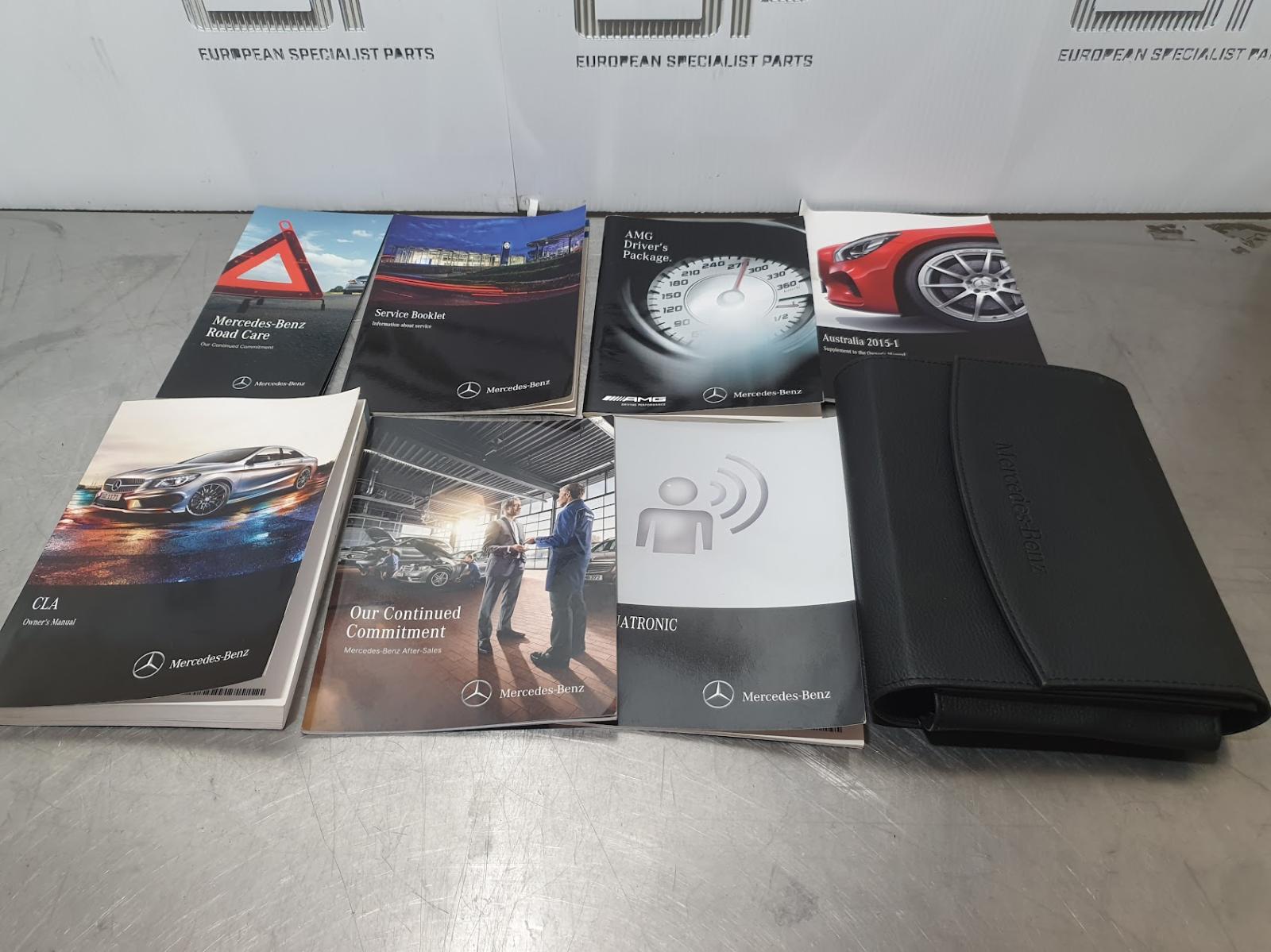 View Auto part Owners Handbook Mercedes Cla Class 2017