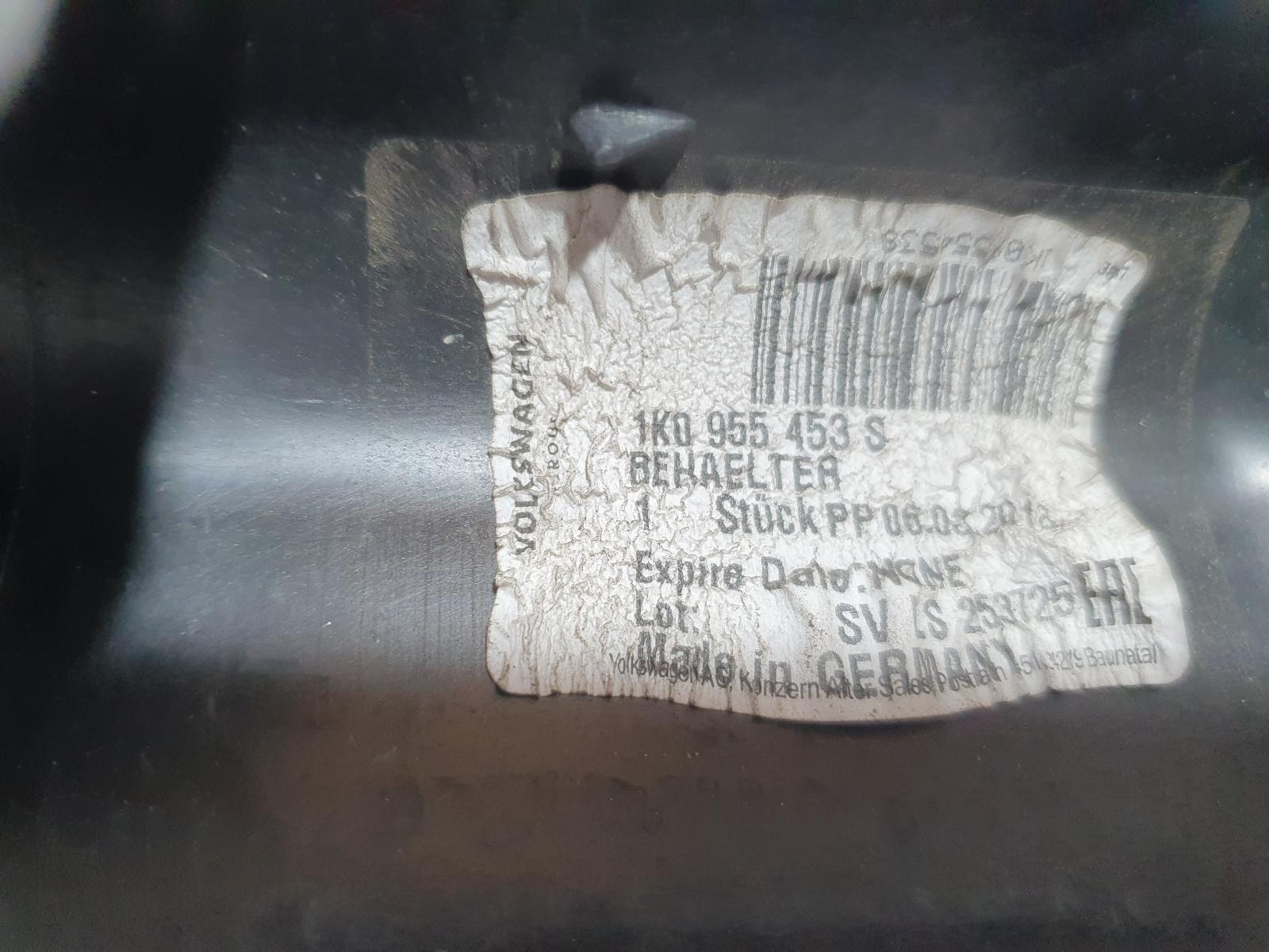 2013 Volkswagen Golf Washer Bottle View Auto part Washer Bottle Volkswagen Golf 2013