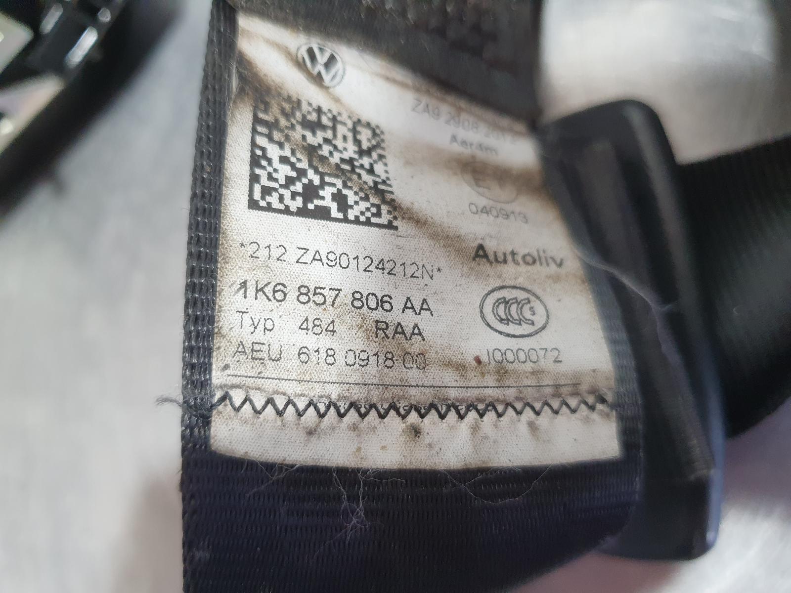 2013 Volkswagen Golf Seatbelt/Stalk View Auto part Seatbelt/Stalk Volkswagen Golf 2013